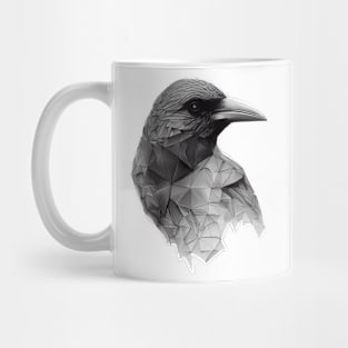 Polygonal crow Mug